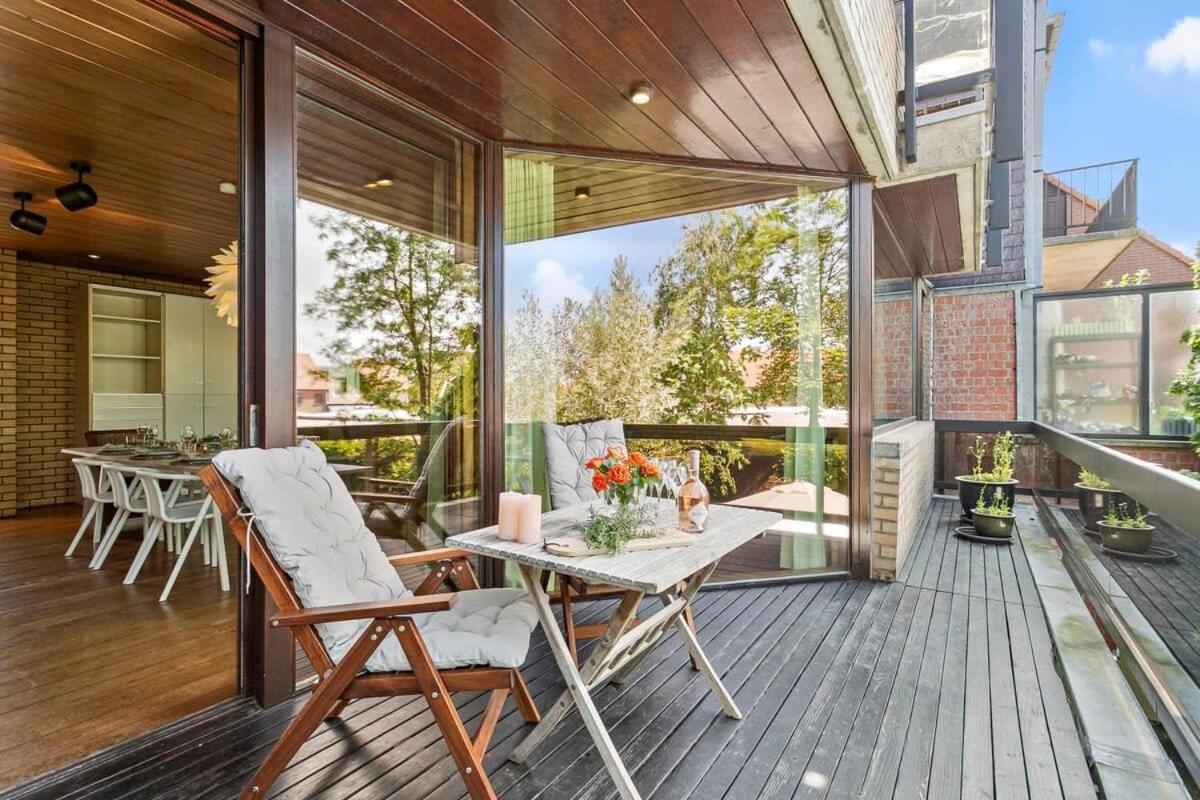Eighties Modernist Design House With Garden Near The Beach Ostenda Esterno foto