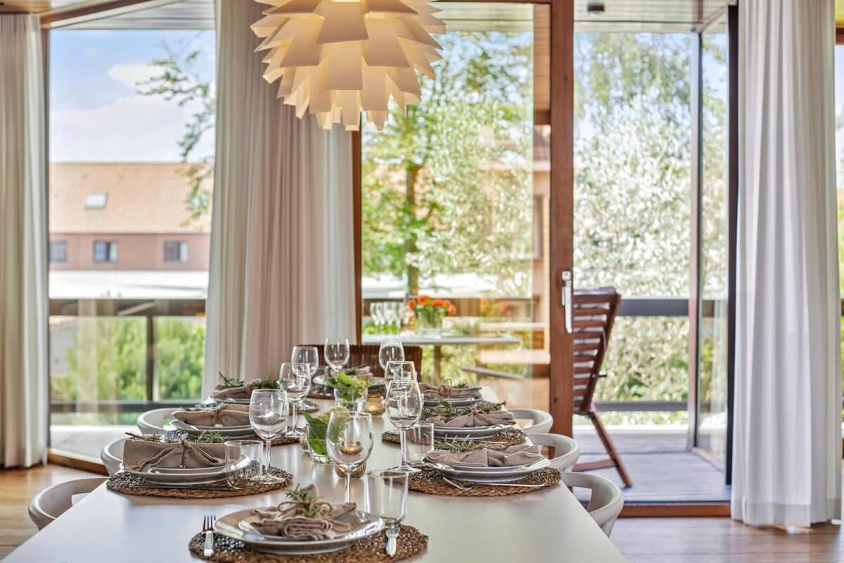 Eighties Modernist Design House With Garden Near The Beach Ostenda Esterno foto