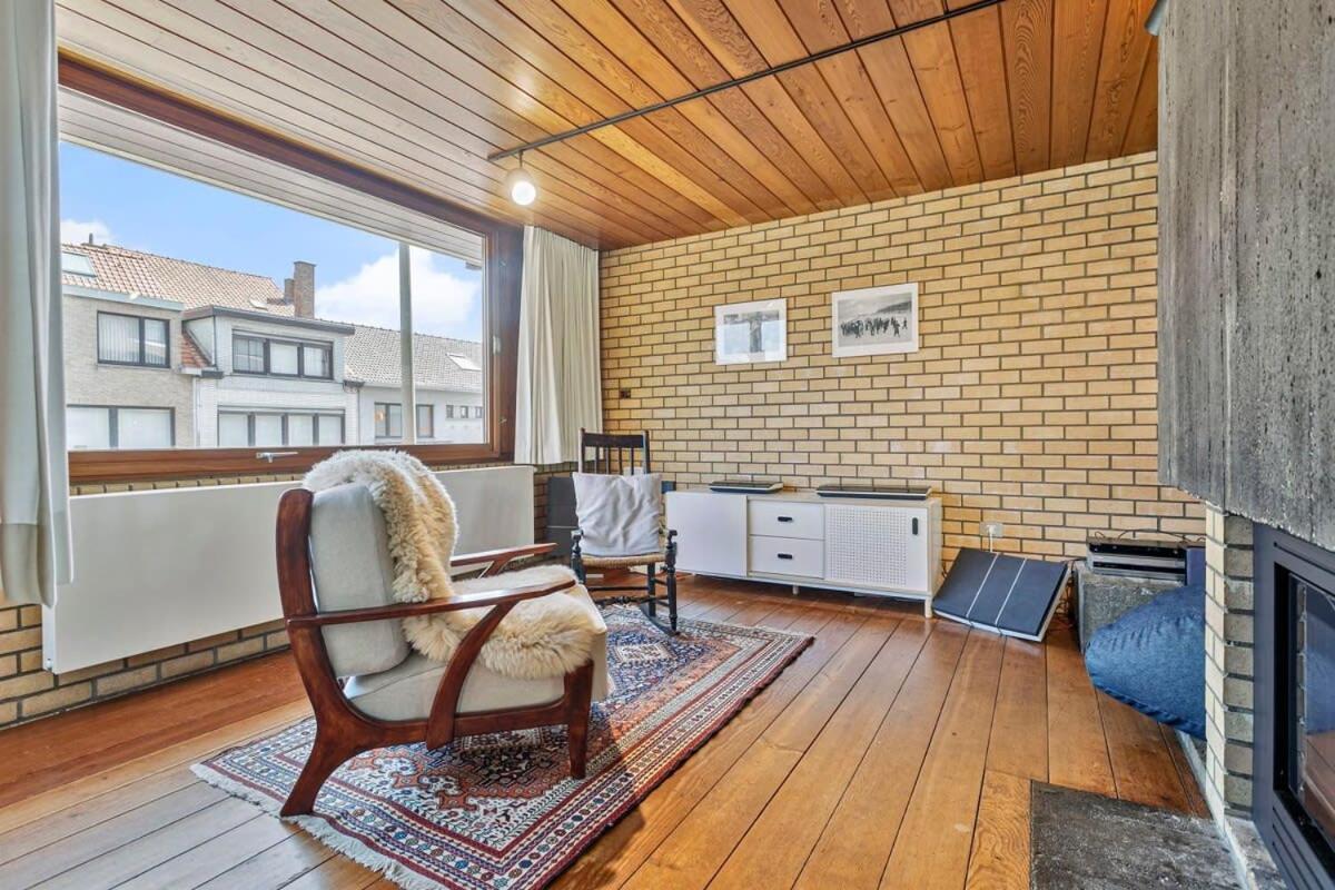Eighties Modernist Design House With Garden Near The Beach Ostenda Esterno foto